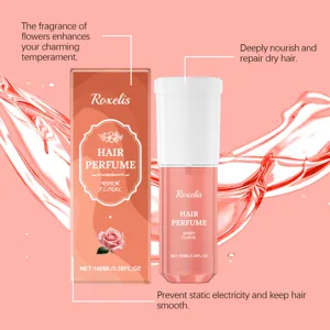 Roxelis 100ml hair perfume spray with warm floral scent and nourishing hair benefits