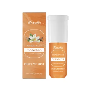Profumo alla vaniglia spray 100ml con fascino duraturo e confezione marmo arancione