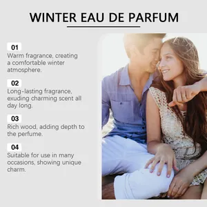 Lifestyle-Detail mit romantischem Paar für ein warmes Winterparfüm mit Holznote.