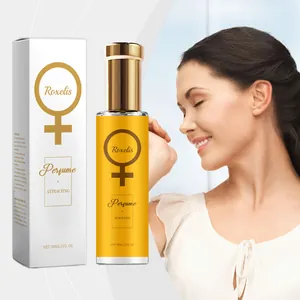 Detailansicht der 30ml Damenduft Flasche mit Goldkappe und gelbem Flüssigkeitsdesign.