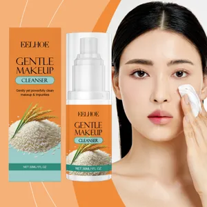 EELHOE Nettoyant Démaquillant Doux au Riz Hydratant Nettoyage en Profondeur du Visage Réparation de la Peau Démaquillant Liquide Nourrissant pour Femmes Soins de la Peau