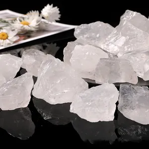 Piedras brutas de cristal claro natural para difusores de aroma y decoración