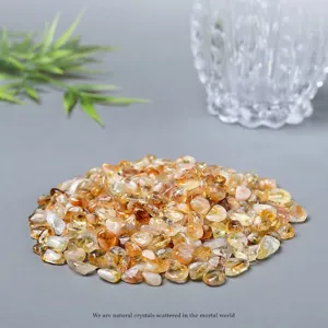 Natuurlijke Braziliaanse citrienstenen voor DIY sieraden en decor