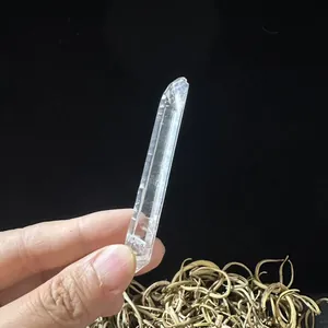 Natural Lemurian crystal wand raw stone for healing meditation collection wholesale