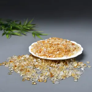 Natuurlijke Braziliaanse citrienbreukstenen voor aquarium- en DIY-sieradenaccessoires