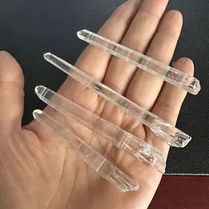 Natural Lemurian quartz crystal wands raw stone bulk wholesale for crystal healing energy decor