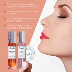 Κοντινό πλάνο Roxelis αρώματα rollerball με λουλουδάτες και εσπεριδοειδείς νότες, 10ml