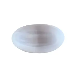 Natural Morocco selenite crystal charging bowl for jewelry cleansing and home decor
