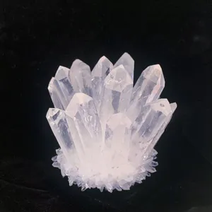 Grappolo di Cristallo di Quarzo Bianco Naturale Pietra Grezza Esemplare Minerale Guarigione Reiki Arredamento Casa Ufficio