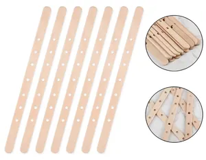 Wooden candle wick centering device multi-hole DIY craft sticks for handmade candle making tools