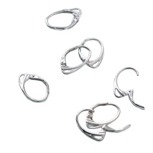 Dormeuses en argent sterling 925 pour la fabrication de bijoux DIY accessoires