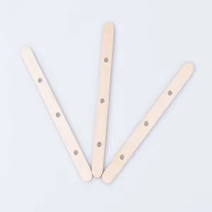 Wooden candle wick centering tools multi-hole craft sticks for DIY candle making supplies.