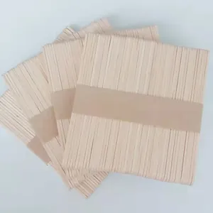 Natural Wood Popsicle Sticks Straight Edge Wooden Craft Sticks Ice Cream Sticks For DIY Handcrafts Classroom Projects Home Dessert Making Materials