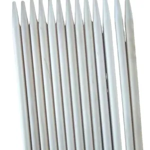 Paquete de palos de madera redondos puntiagudos para proyectos de manualidades DIY y arte