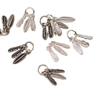 Vintage S925 sterling zilveren drievoudige veerhangers voor handgemaakte sieraden