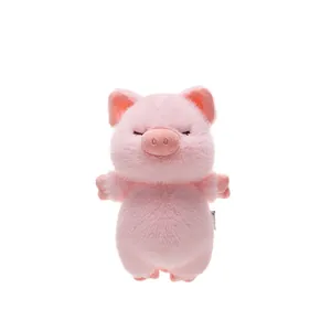 Adorabile poggiapolsi in peluche a forma di maialino rosa per ufficio e regalo