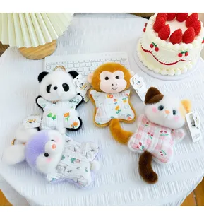 Niedliche Tier-Plüsch-Bohnenbeutel-Handgelenkstützen mit Panda- und Affen-Designs