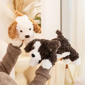 Schattige Puppy Pluche Speelgoed Zachte Gevulde Hond Pop Kussen Voor Kinderen Verjaardagscadeau Tekenfilm Hond Kamer Decor Pluche Dier