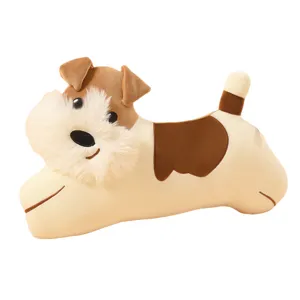 Süßer Schnauzer-Dackel Plüschhund, langes Hundekissen, weiche Puppe als Geschenkidee