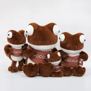 Maillard Style Chameleon Plush Toy Cartoon Stuffed Animal Lizard Doll Soft Comfort Pillow For Home Decor Birthday Gift