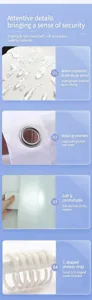 Close-up details of waterproof fabric, rust-resistant metal grommets, and 12 shower hooks
