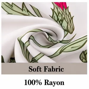 Detail showing the soft 100% polyester texture of a festive Christmas cabinet curtain