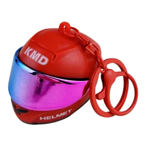 Coole motorhelm sleutelhanger auto sleutelring stijlvolle rugzakhangende hanger cadeau