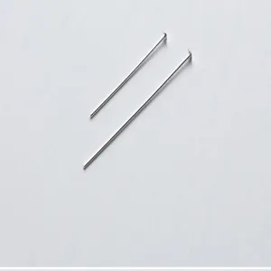 S925 silver flat head pins DIY jewelry making findings silver metal craft components