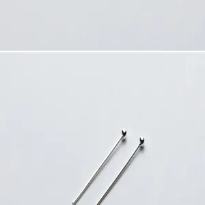 Silver ball pin jewelry making accessory DIY craft metal findings component detail view