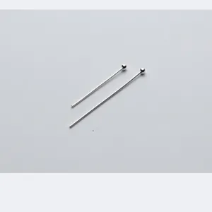 925 Sterling Silver Ball Head Pins Flat Head Pins Eye Pins For DIY Handmade Jewelry Making Findings Accessories Craft Components