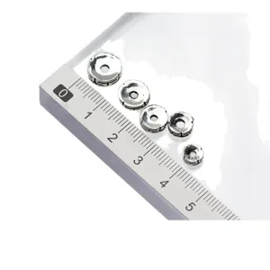 Distanziatori in argento tailandese S925 con motivo pace per creazione gioielli fai-da-te