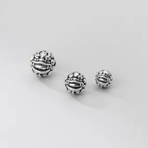 S925 sterling Thais zilveren Pixiu ronde kralen voor het maken van DIY-sieradenarmbanden