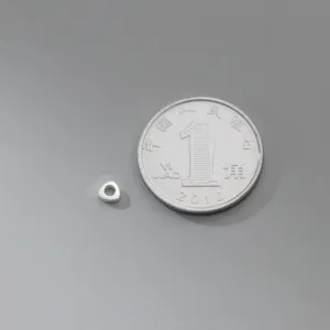 Small S925 sterling silver triangular spacer bead for DIY jewelry making creations