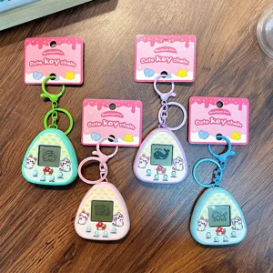 Mini console de jeu de poche animal de compagnie virtuel en forme de triangle, colorée
