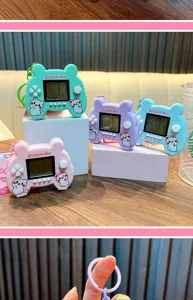 Mini-Tetris-Handheld-Spielkonsole als Schlüsselanhänger in verschiedenen Farben