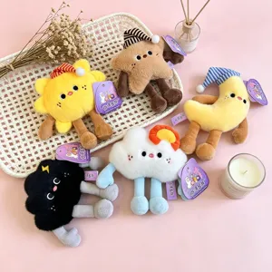 Adorable plush weather collection including sun moon and clouds for home decor