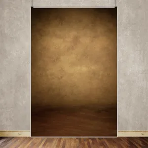 Brown mottled photography backdrop cloth for professional portrait and video shooting