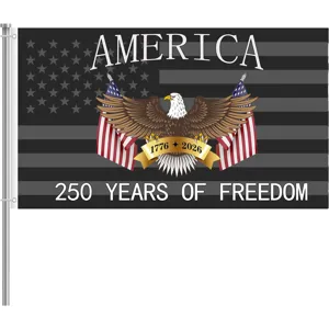 Drapeau de jardin pour le 250e anniversaire de l'Amérique et décoration d'extérieur