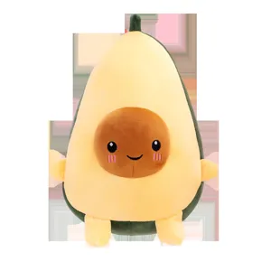 Simpatico peluche a forma di avocado morbido cuscino di frutta per bambini regalo