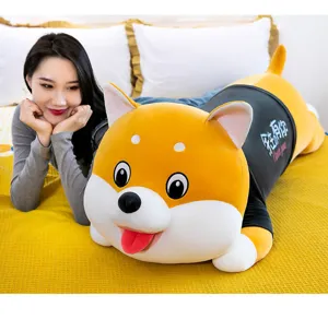 Süßer Shiba Inu Plüschtier Riesen Kuscheltier Kissen weiche Hunde Puppe Geschenk für Kinder.