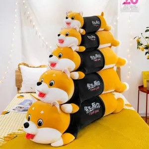 Süßer Shiba Inu Plüschtier Puppe Kissen weicher Schlaf-Begleiter für Kinder Schlafzimmer Deko