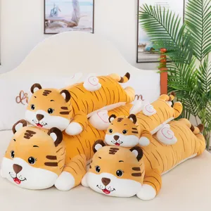 Lindos peluches de tigre con alas en varios tamaños como almohadas largas cama