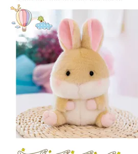 Cute plush hamster toy soft stuffed animal doll adorable kids gift home room decor play item