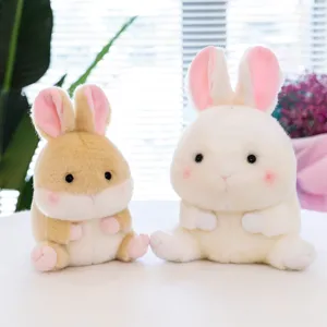Cute plush rabbit toys, stuffed animal cute bunny dolls, soft plushie gift for kids and home decor