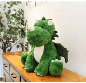 Süßes grünes Plüsch Dinosaurier Spielzeug ausgestopfte Drachen Puppe Kindergeschenk