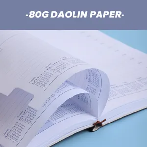 Agenda journalier A5 2026 professionnel avec papier Daolin 80g de haute qualité