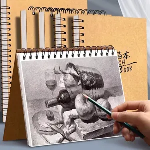 Cuaderno de bocetos con espiral para dibujar con 60 páginas gruesas