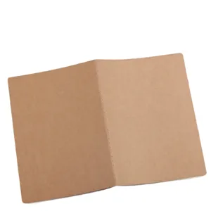 Cuaderno A5 de papel kraft vintage con encuadernación cosida para oficina y estudio