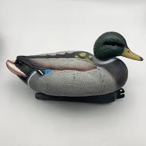 Realistic plastic mallard duck decoy for outdoor garden park and pond decoration