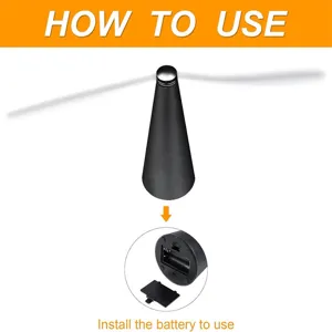 Portable automatic fly repellent fan battery operated pest control device for indoor outdoor use